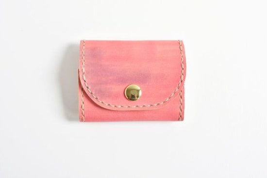 Country red No.90 (box-shaped coin purse)