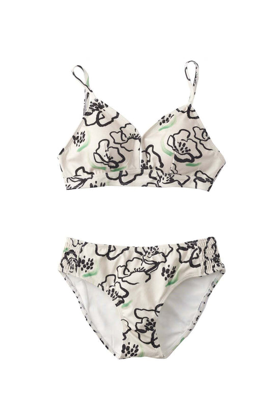 Flower Paint Swimwear (bikini)/2color