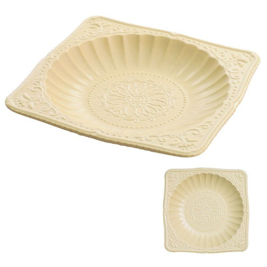 Fleur Brunch Plate Ivory (08431)