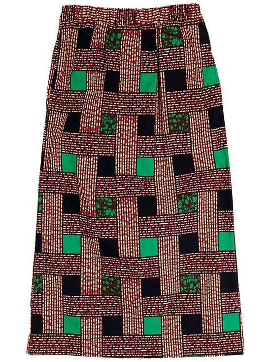 African print skirt (4 colors)