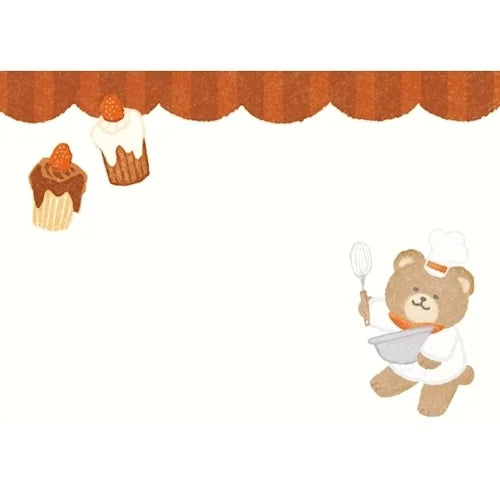Furukawa Shiko Boxed Memo Pad – Dessert Bear