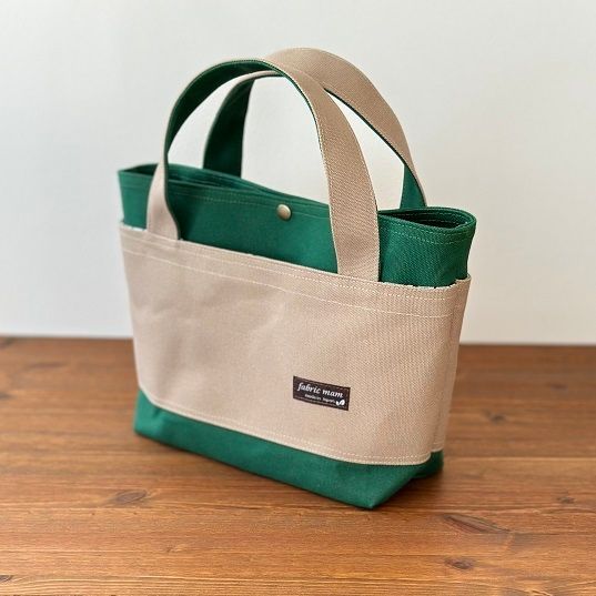 <New Item>S Tote of Solid Canvas *Forest Green