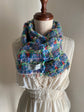 Handwoven tweed scarf | mid ♭115 [made with apparel leftover yarn]