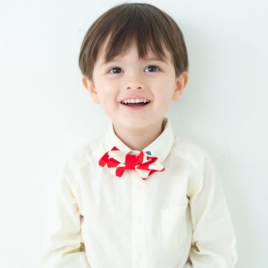 BOW TIE / Striped Red