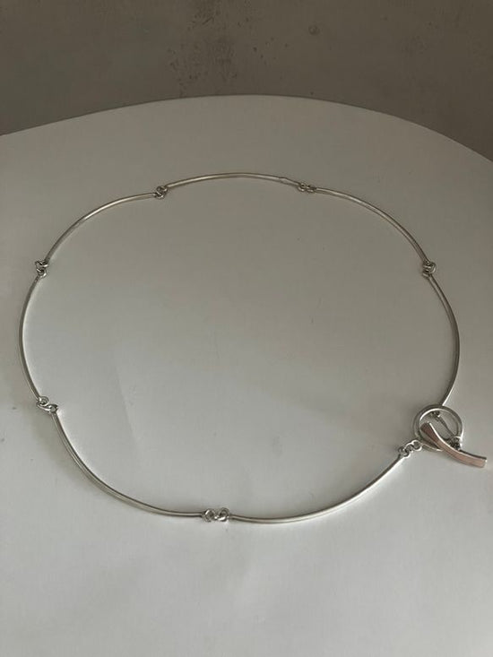 [silver950 ]Adult Namiami Necklace Choker 》Simple, silver, stylish