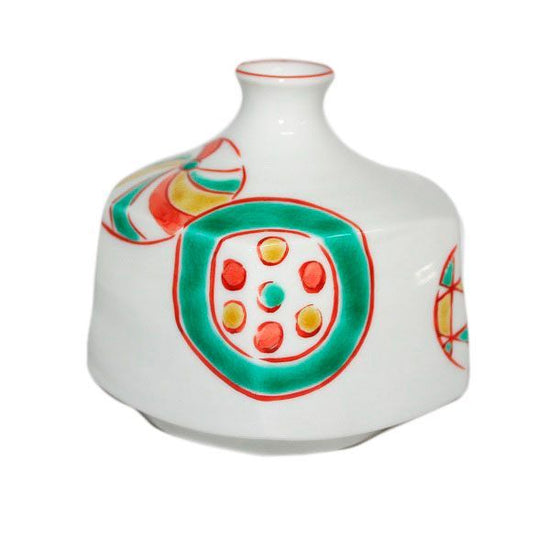 [Eisyou] Hexagonal vase with circle design