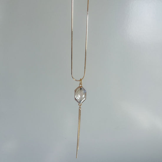 Antique Style Diamond Smoky Necklace