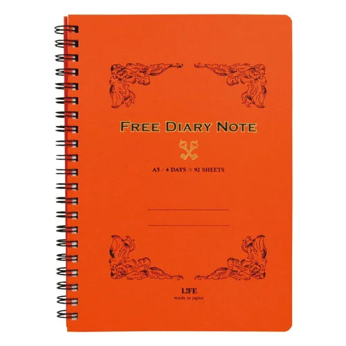LIFE Undated Diary – A5, Orange