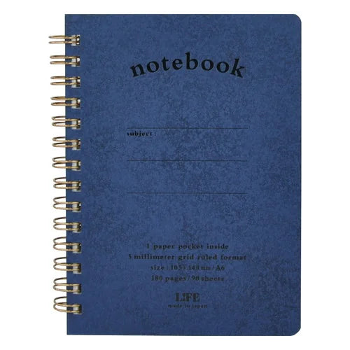 LIFE Pocket Notebook – A6, Blue