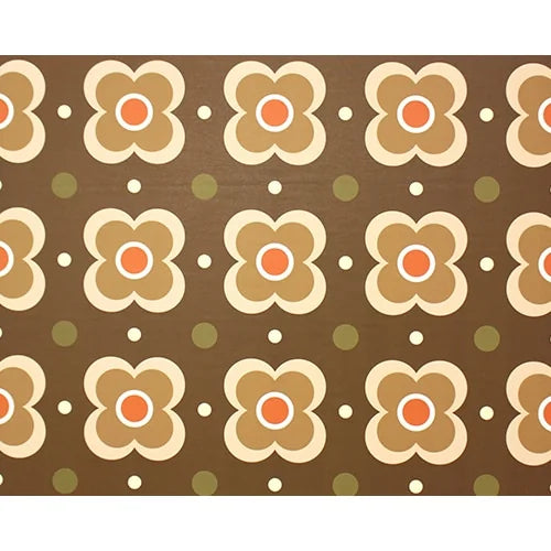 mt casa Fleece Wall Tape – Retro Flowers, 460mm×3m
