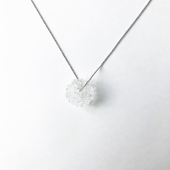 Crystal Loop Necklace M Gold / Rhodium
