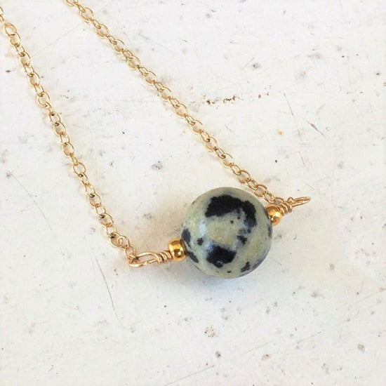 Dalmatian Jasper necklace