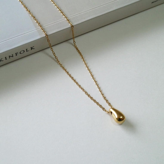 Stainless Drop Necklace N013