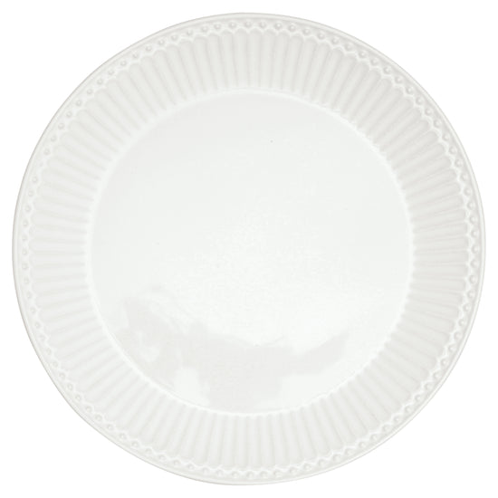 Green Gate Lunch Plate White