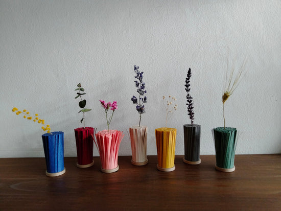 Dried Flower Vase Paper Tube Version (Vase only)