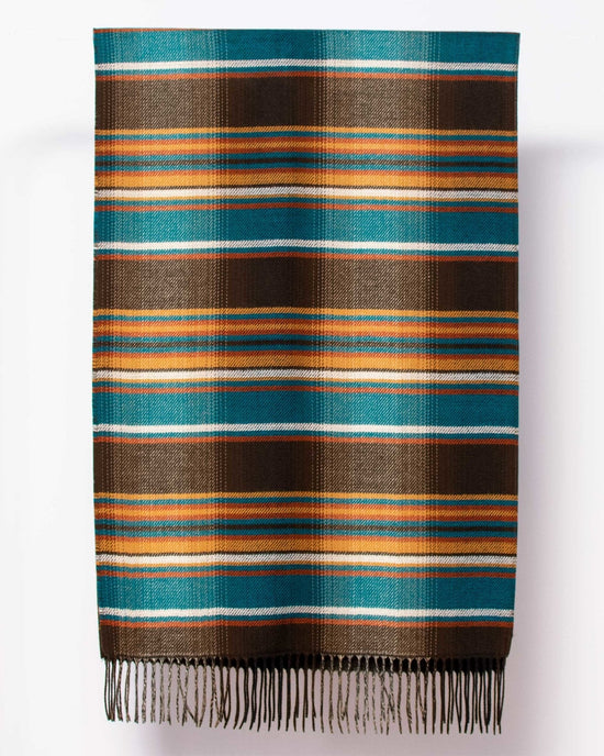 A blends Reversible Check Scarf