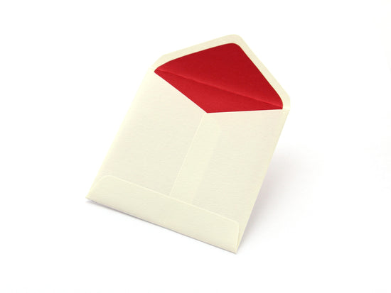 Paper Cutout Mini Envelope "Plum Knot"