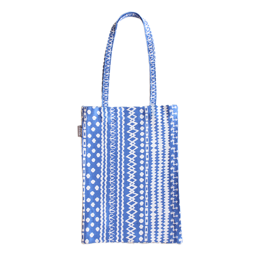 Ryukyu Pattern Tote Bag (Small) KASURI SHIMA