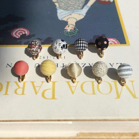 Button Earrings (Plain)