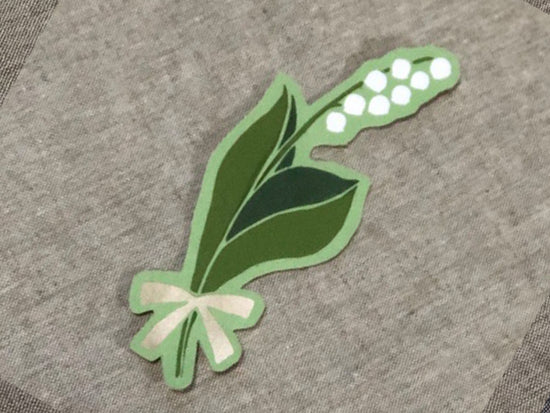 Lightly Fragrant Single-Flower Paper Cutout Incense "Lily of the Valley"