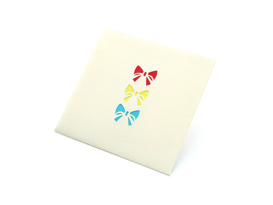 Paper Cutout Mini Envelope "Ribbon"
