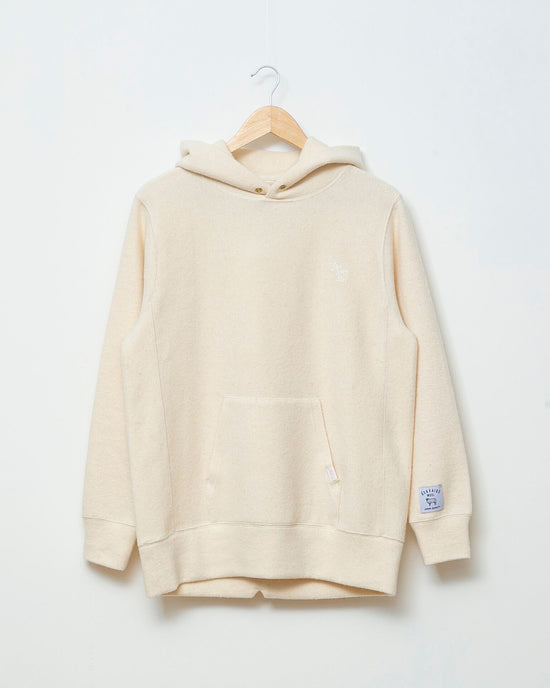 A blends Hokkaido wool sweatshirt pullover parka