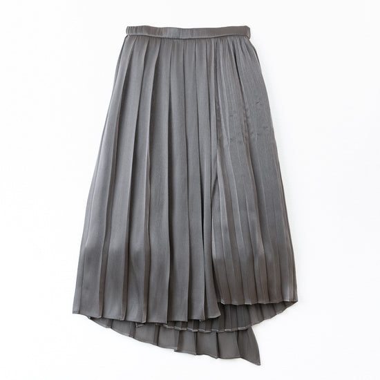 sheer pleated skirt