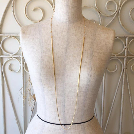 Combi Chain Long Necklace