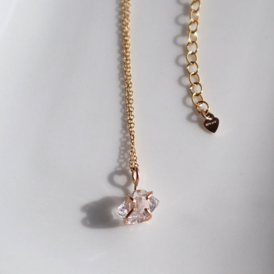 Herkimer diamond necklace