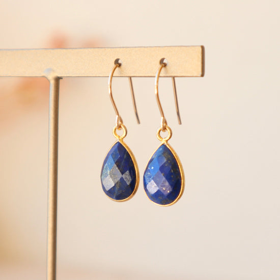 Lapislazuli charm earrings