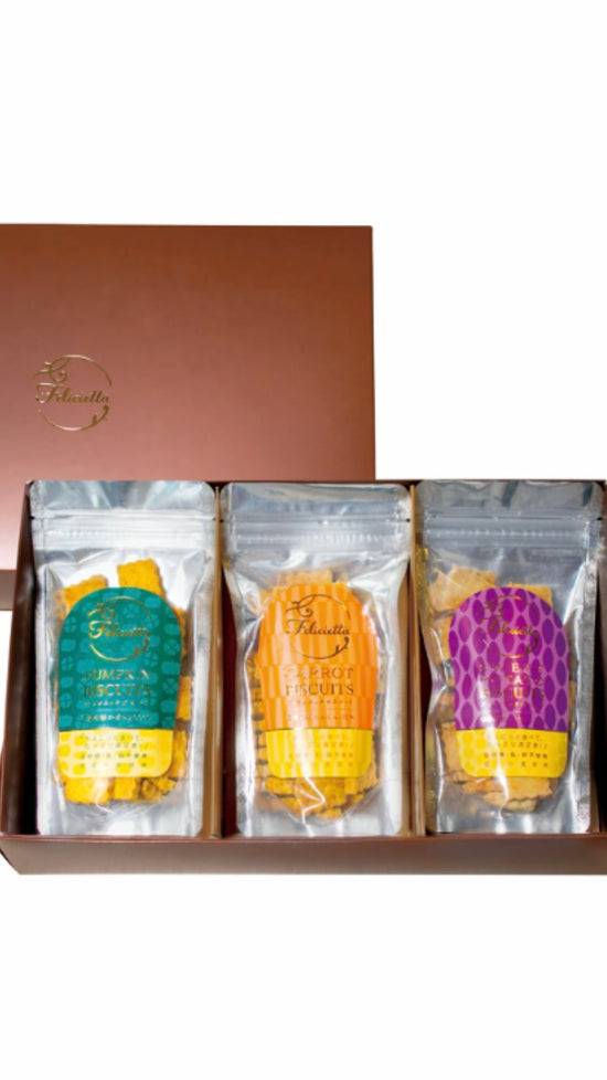 Gift set of 3 wheat biscuits
