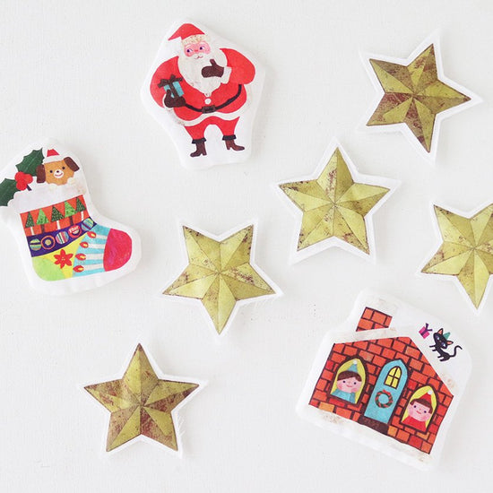 Christmas ornament kits: Santa Claus, etc.